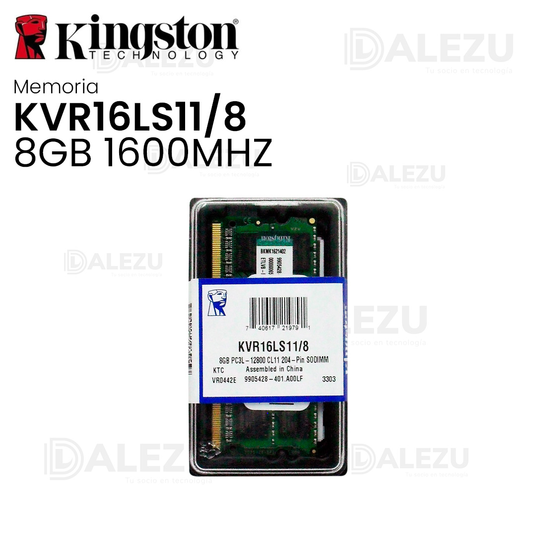 KINGSTON-MEMORIA-KVR16LS11-8GB-1600MHZ