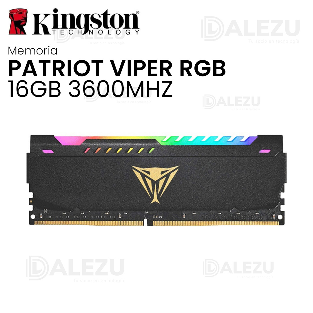 KINGSTON-MEMORIA-PATRIOT-VIPER-RGB-16GB-3600MHZ