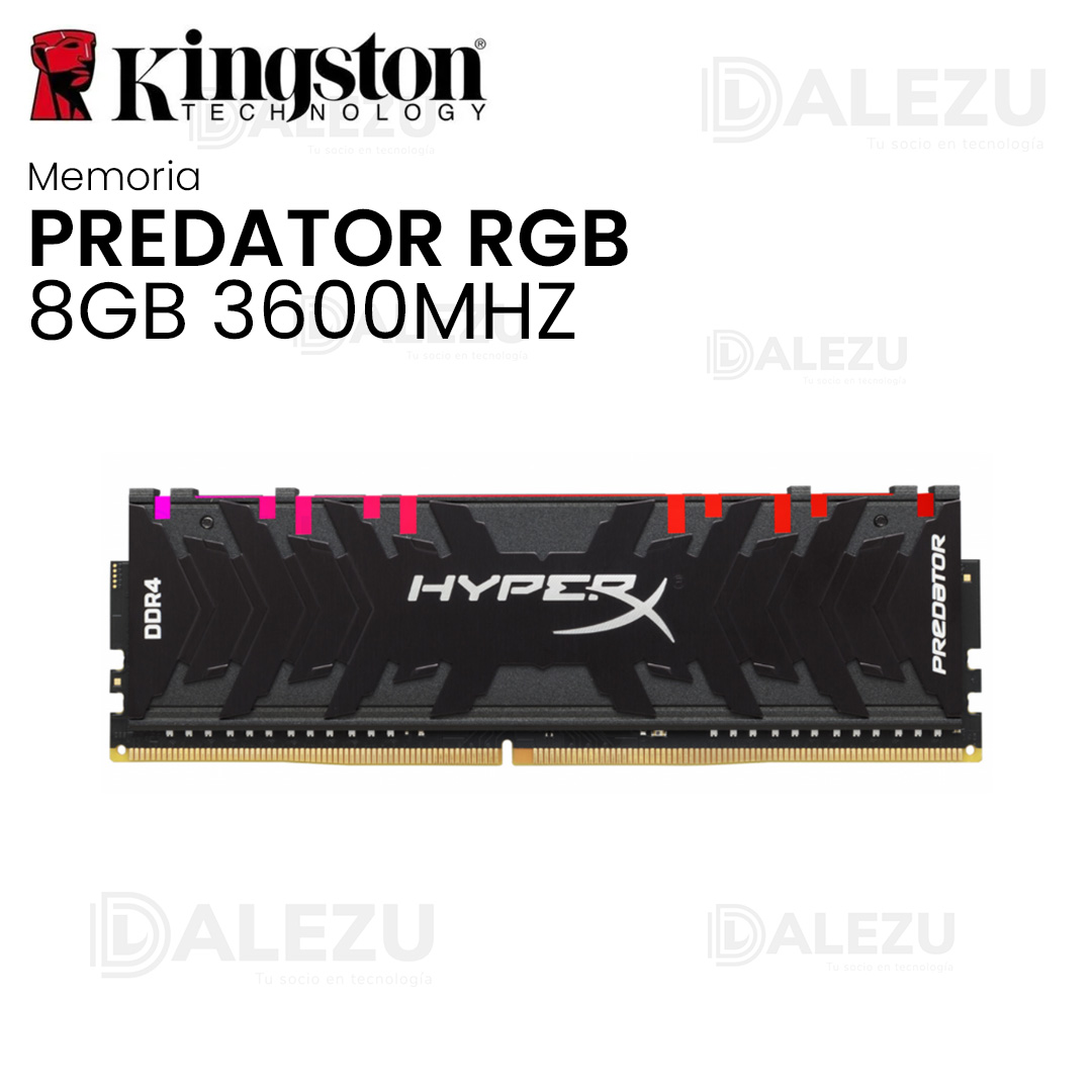 KINGSTON-MEMORIA-PREDATOR-RGB-8GB-3600MHZ