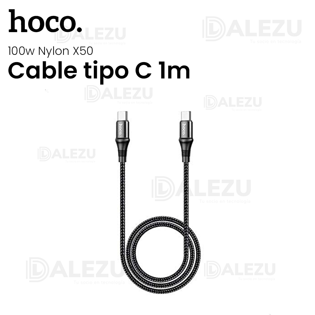 HOCO-CABLE-TIPO-C-1M-100W