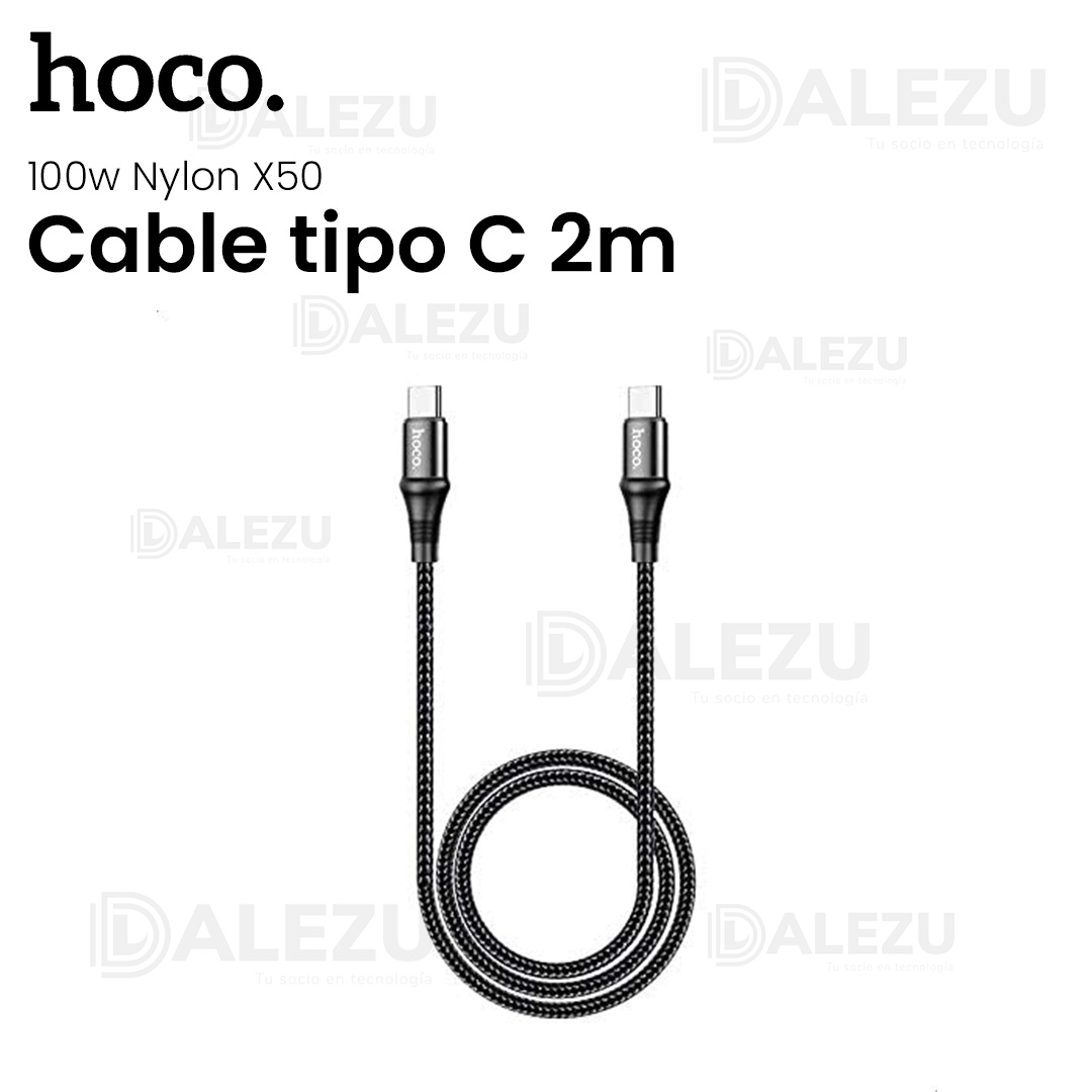 HOCO-CABLE-TIPO-C-2M-100W