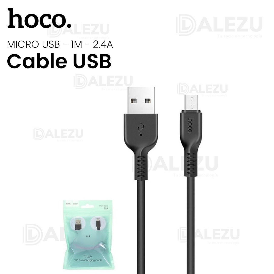 HOCO-CABLE-USB-MICRO-USB-1M
