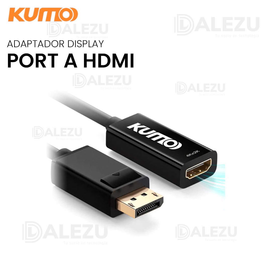 KUMO-ADAPTADOR-DISPLAY-PORT-A-HDMI