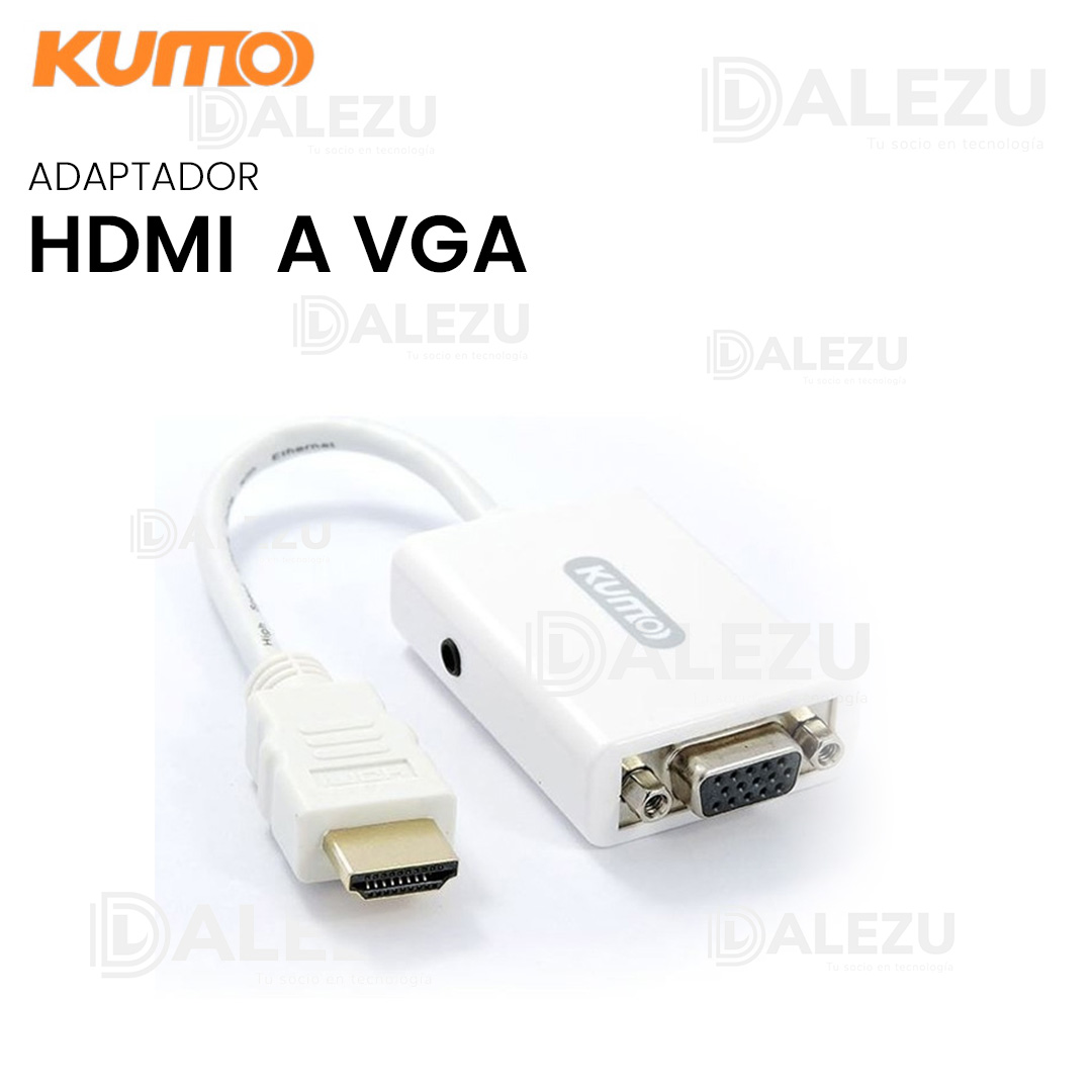 KUMO-ADAPTADOR-HDMI-A-VGA
