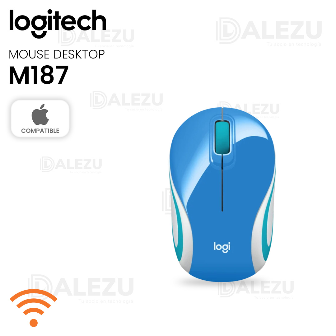 LOGITECH-MOUSE-M187-AZUL