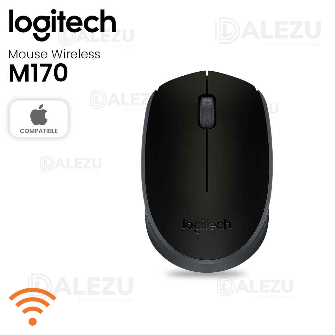 LOGITECH-MOUSE-WIRELESS-M170-BLACK