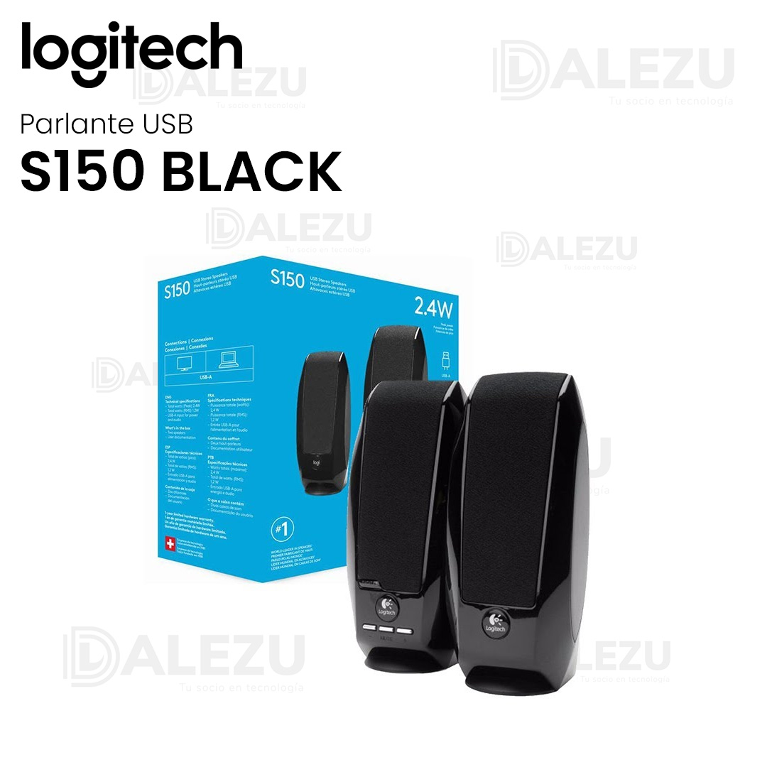 LOGITECH-PARLANTE-USB-S150-BLACK