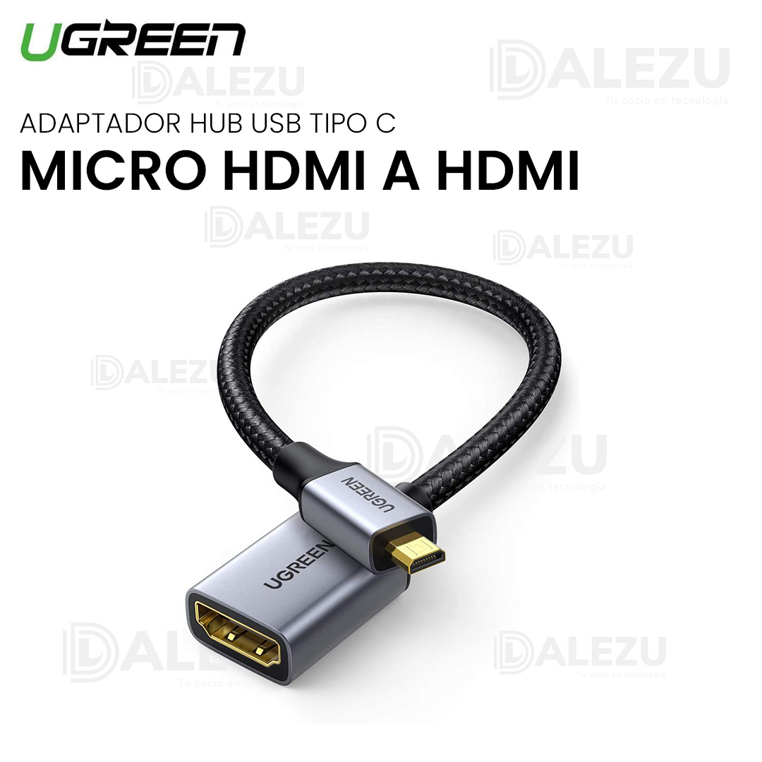 UGREEN-ADAPTADOR-HUB-USB-TIPO-C-MICRO-HDMI-A-HDMI